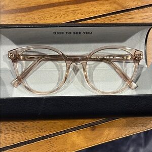 Warby Parker Delphine Transparent Glasses